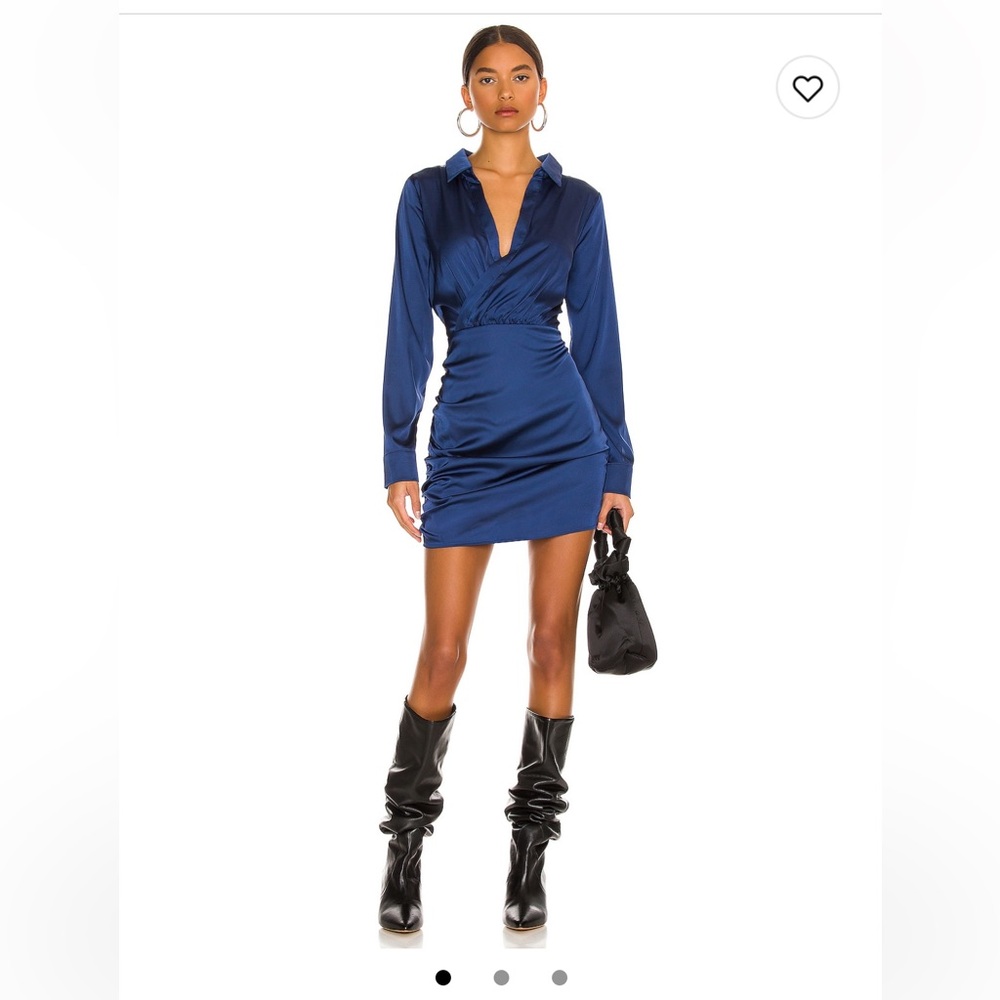 NWT More To Come Myra Mini Dress - Blue
